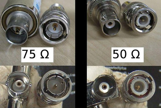 50 vs 75 ohm bnc - 75 to 50 ohm converter